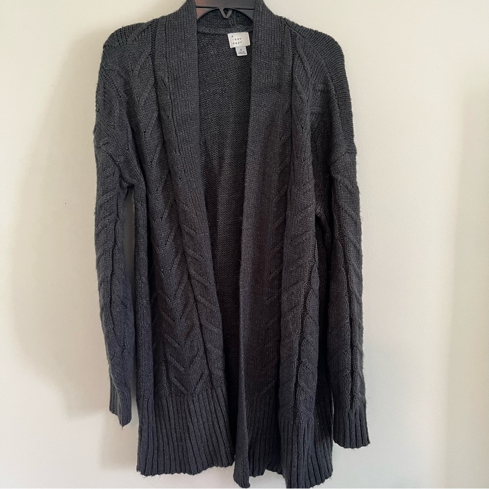 Cable knit sweater